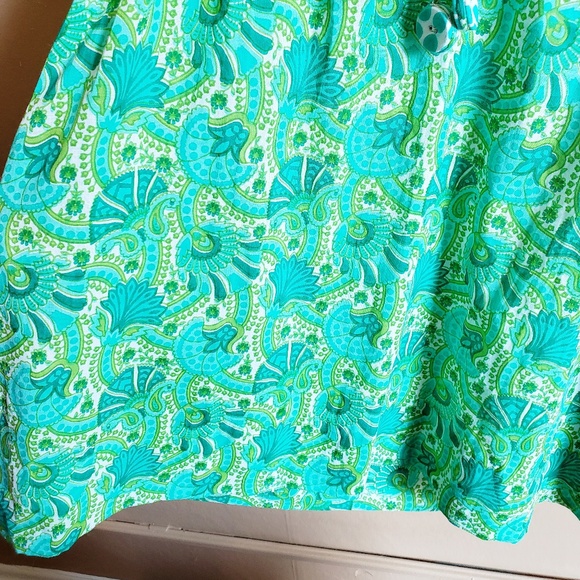 Gretchen Scott Pulley Dress Blue and Green XS - Picture 4 of 8